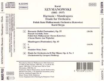 CD Karol Szymanowski: Harnasie • Mandragora • Étude