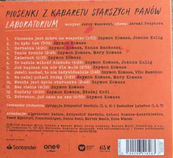 CD Szymon Komasa: Piosenki Z Kabaretu Starszych Panów. Laboratorium.