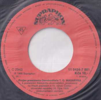 SP Tomáš Garrigue Masaryk: 1850~1990