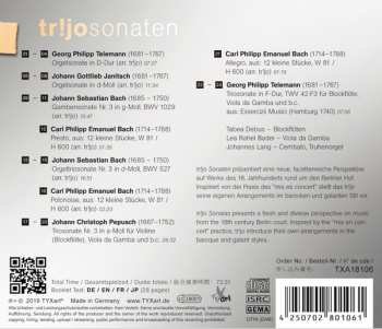 CD Johann Sebastian Bach: Tr!jo Sonaten