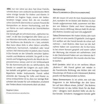 SACD César Franck: Sonatas For Viola & Piano Vol. 2