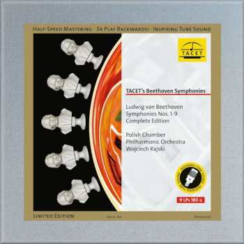 9LP/Dobozkészlet Ludwig van Beethoven: TACET's Beethoven Symphonies (Symphonies Nos. 1-9 Complete Edition) LTD | NUM