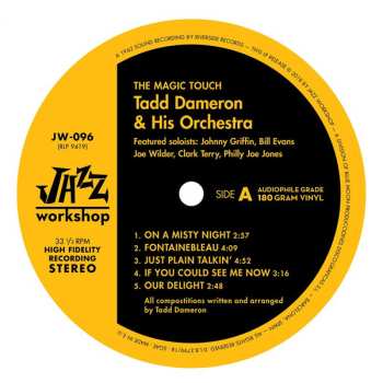 LP Tadd Dameron And His Orchestra: The Magic Touch LTD