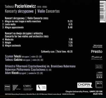 CD Adam Klocek: Violin Concertos