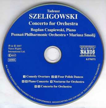 CD Mariusz Smolij: Concerto For Orchestra • Piano Concerto • Four Polish Dances • Nocturne • Comedy Overture