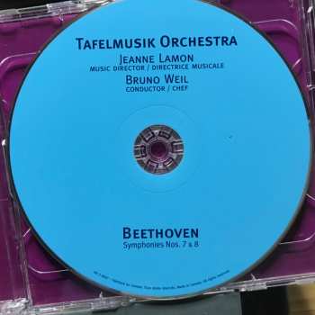 CD/DVD Tafelmusik Baroque Orchestra: Beethoven Symphonies Nos. 7&8