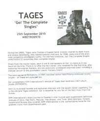 2CD Tages: Go! The Compete Singles
