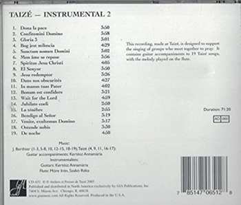 CD Taizé: Instrumental 2