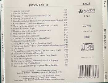 CD Taizé: Joy On Earth