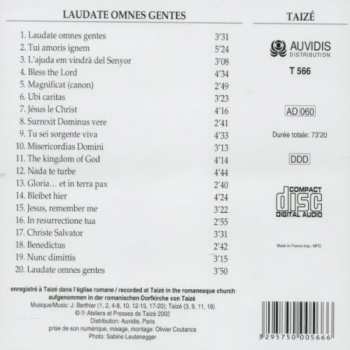 CD Taizé: Laudate Omnes Gentes