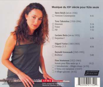 CD Steve Reich: Solo Flûte