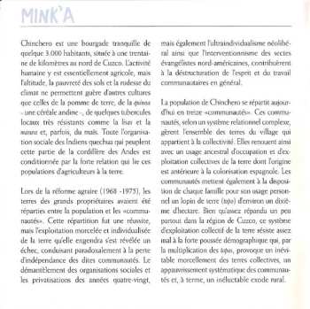 CD Takiy Huayna: Mink'a (Chants De La Terre Et De La Jeunesse)