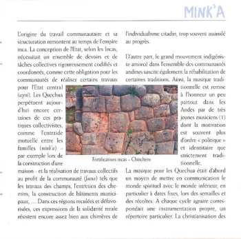 CD Takiy Huayna: Mink'a (Chants De La Terre Et De La Jeunesse)