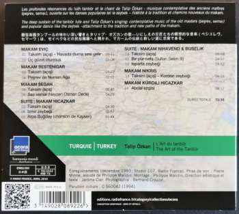 CD Talip Özkan: Turquie : L'art Du Tanbûr = Turkey: The Art Of The Tanbûr