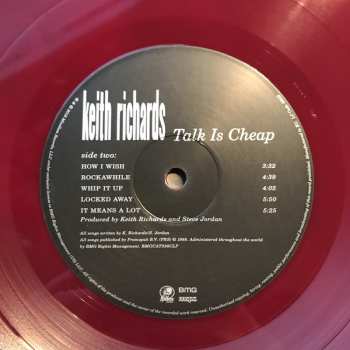 LP Keith Richards: Talk is Cheap LTD