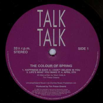 LP/DVD Talk Talk: The Colour Of Spring