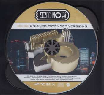 4CD Talla 2XLC: 25 Years Technoclub Compilation - Anniversary Edition