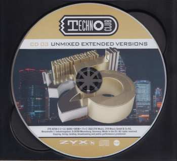 4CD Talla 2XLC: 25 Years Technoclub Compilation - Anniversary Edition