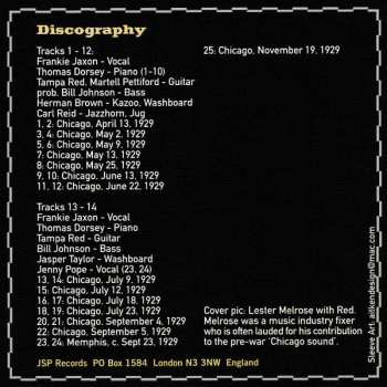 4CD/Dobozkészlet Tampa Red: Music Making In Chicago 1928-1935