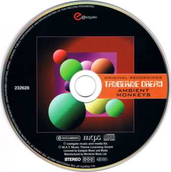 CD Tangerine Dream: Ambient Monkeys