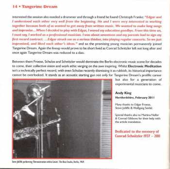 CD Tangerine Dream: Electronic Meditation