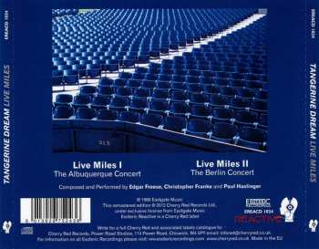 CD Tangerine Dream: Live Miles (Tangerine Dream In Concert)