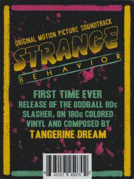 LP Tangerine Dream: Strange Behavior (Original Motion Picture Soundtrack) CLR