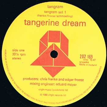 LP Tangerine Dream: Tangram