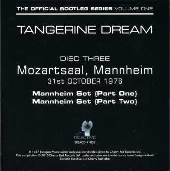4CD/Dobozkészlet Tangerine Dream: The Official Bootleg Series Volume One
