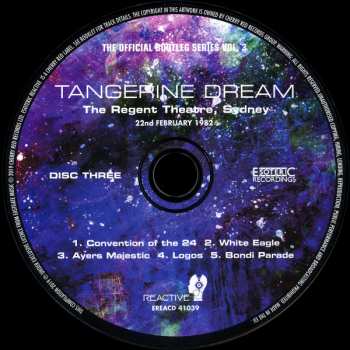 4CD/Dobozkészlet Tangerine Dream: The Official Bootleg Series Volume Three