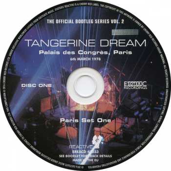 4CD/Dobozkészlet Tangerine Dream: The Official Bootleg Series Volume Two