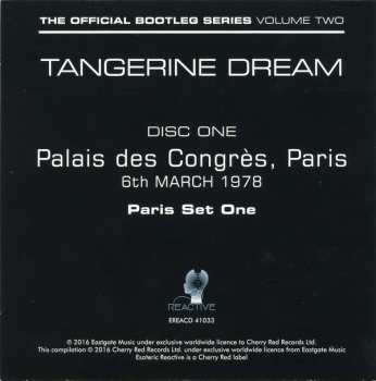 4CD/Dobozkészlet Tangerine Dream: The Official Bootleg Series Volume Two