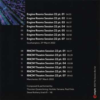 8CD/Dobozkészlet Tangerine Dream: The Sessions Box Set (United Kingdom & Ireland 2022) LTD