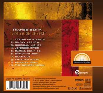 CD Tangerine Dream: Transsiberia