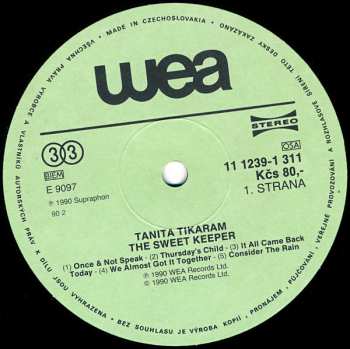 LP Tanita Tikaram: The Sweet Keeper