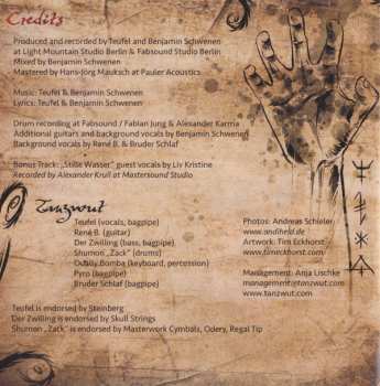 CD Tanzwut: Schreib Es Mit Blut DIGI