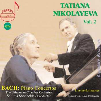 Album Johann Sebastian Bach: Piano Concertos (Live Performances)