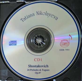 2CD/DVD/Dobozkészlet Pyotr Ilyich Tchaikovsky: 24 Preludes & Fugues, Op.87 / Piano Concerto No.1, Op.23 - Tatiana Nikolayeva Volume 1