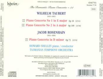 CD Howard Shelley: Piano Concerto No 1, Op 18; Piano Concerto No 2, Op 189; Piano Concerto In D Minor, Op 73 (First Recordings)