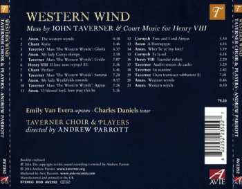 CD Andrew Parrott: Western Wind : Mass By John Taverner & Court Music For Henry VIII