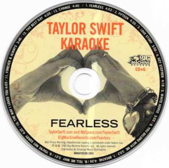 CD/DVD Taylor Swift: Fearless Karaoke