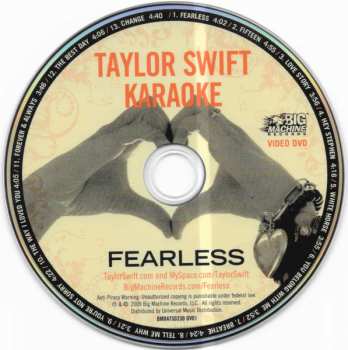 CD/DVD Taylor Swift: Fearless Karaoke