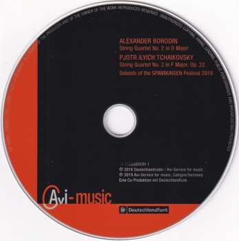 CD Pyotr Ilyich Tchaikovsky: String Quartets No. 2 DIGI