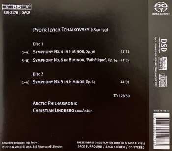 2SACD Pyotr Ilyich Tchaikovsky: Tchaikovsky Symphonies Nos 4 | 5 | 6