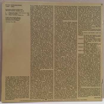 LP Pyotr Ilyich Tchaikovsky: Konzert Für Klavier Und Orchester Nr. 1 In B-moll Op. 23