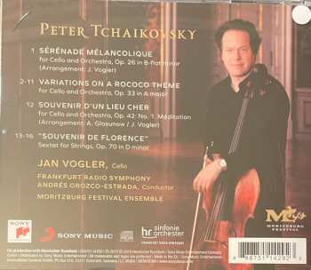 CD Pyotr Ilyich Tchaikovsky: Serenade / Variations On A Rococo Theme / Souvenir De Florence