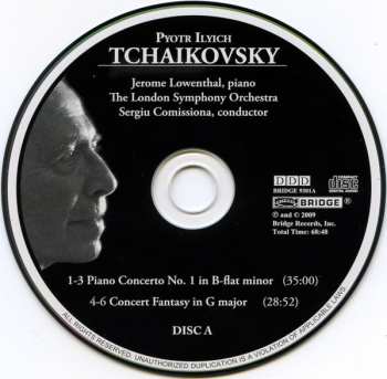 2CD Pyotr Ilyich Tchaikovsky: The Music For Piano & Orchestra - Piano Concertos 1, 2 & 3 (Original Versions) - Concert Fantasy