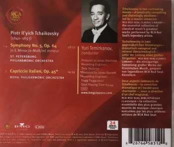 CD Pyotr Ilyich Tchaikovsky: Tchaikovsky: Symphony No.5 / Capriccio Italien