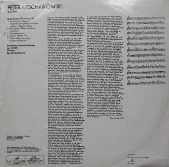 LP Pyotr Ilyich Tchaikovsky: Dritte Sinfonie D-dur