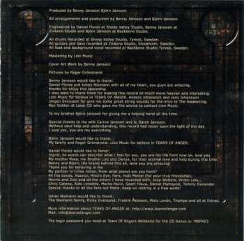 CD Tears Of Anger: Still Alive